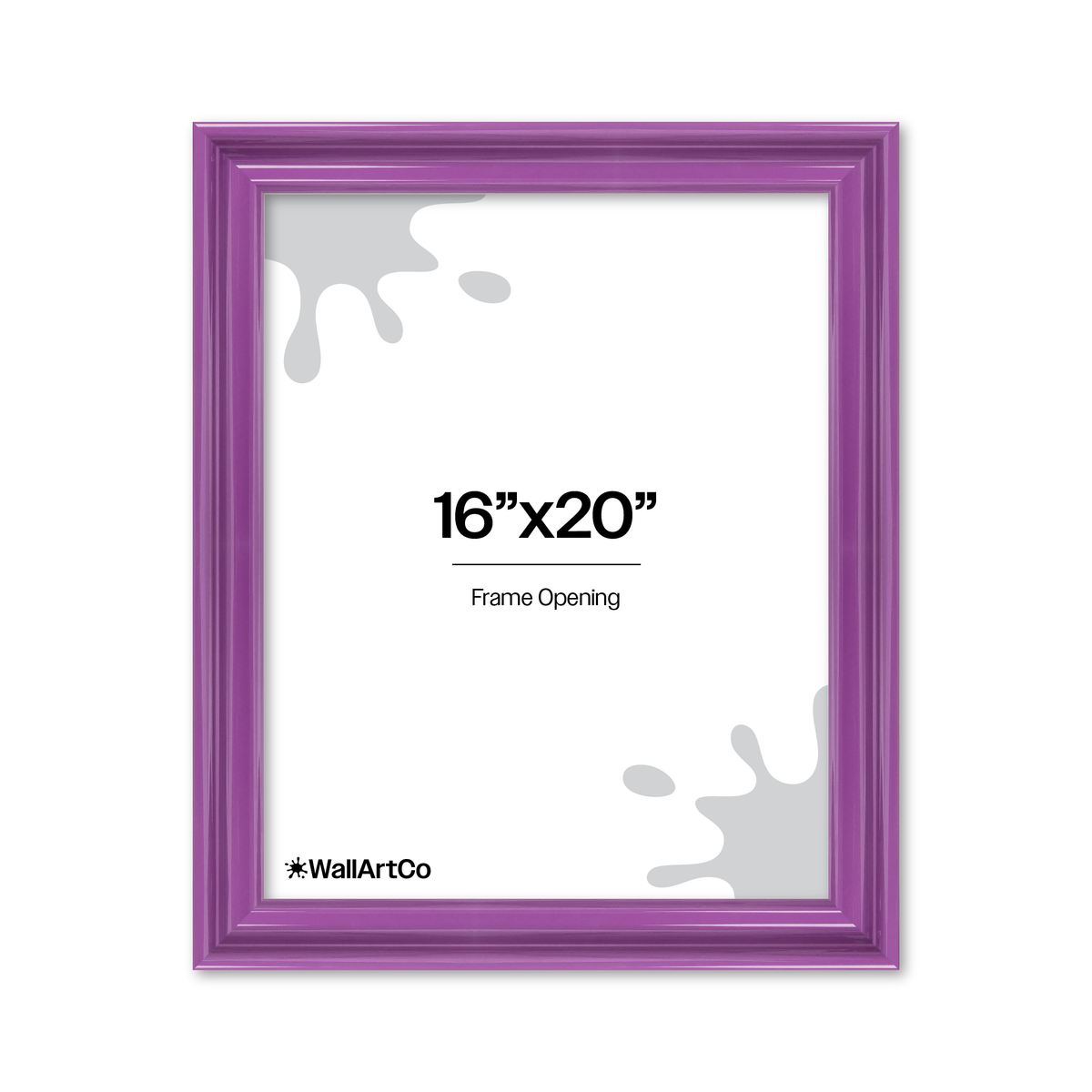 front of picture frame