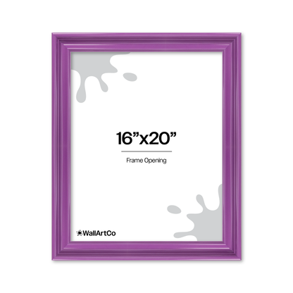 front of picture frame