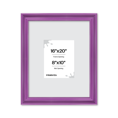 front of picture frame