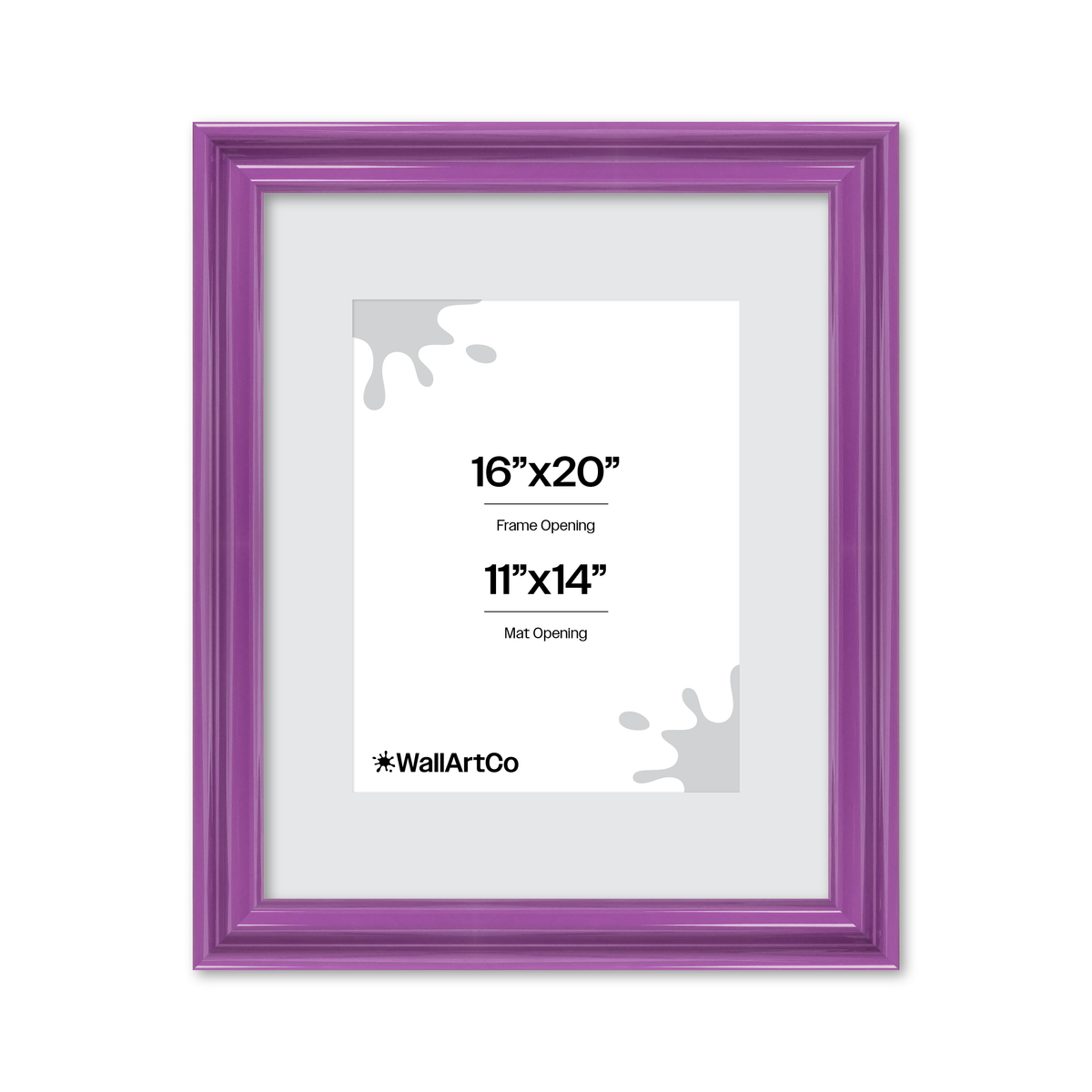 front of picture frame