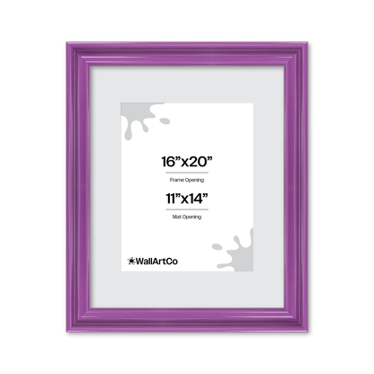 front of picture frame