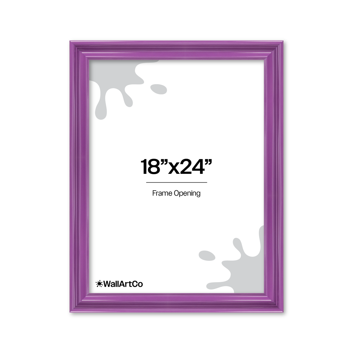 front of picture frame