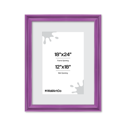 front of picture frame
