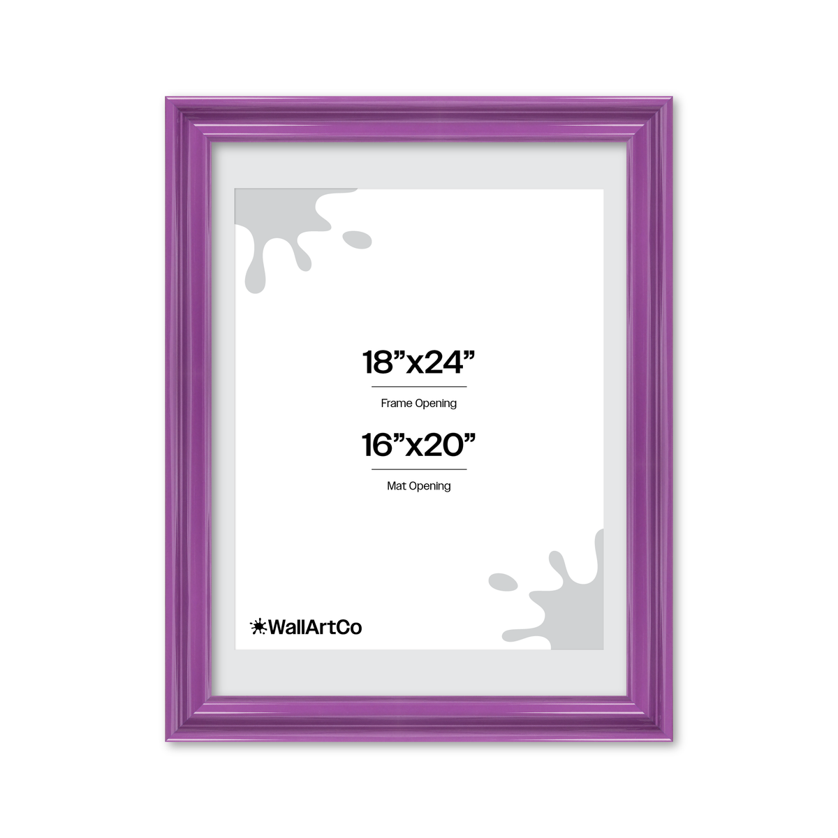 front of picture frame