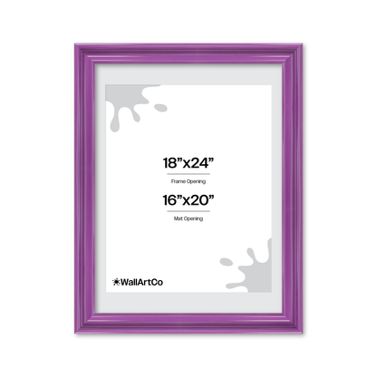 front of picture frame
