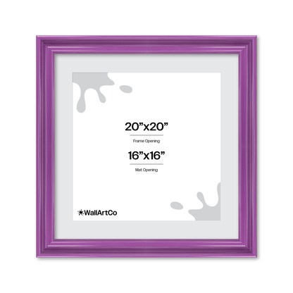 front of picture frame
