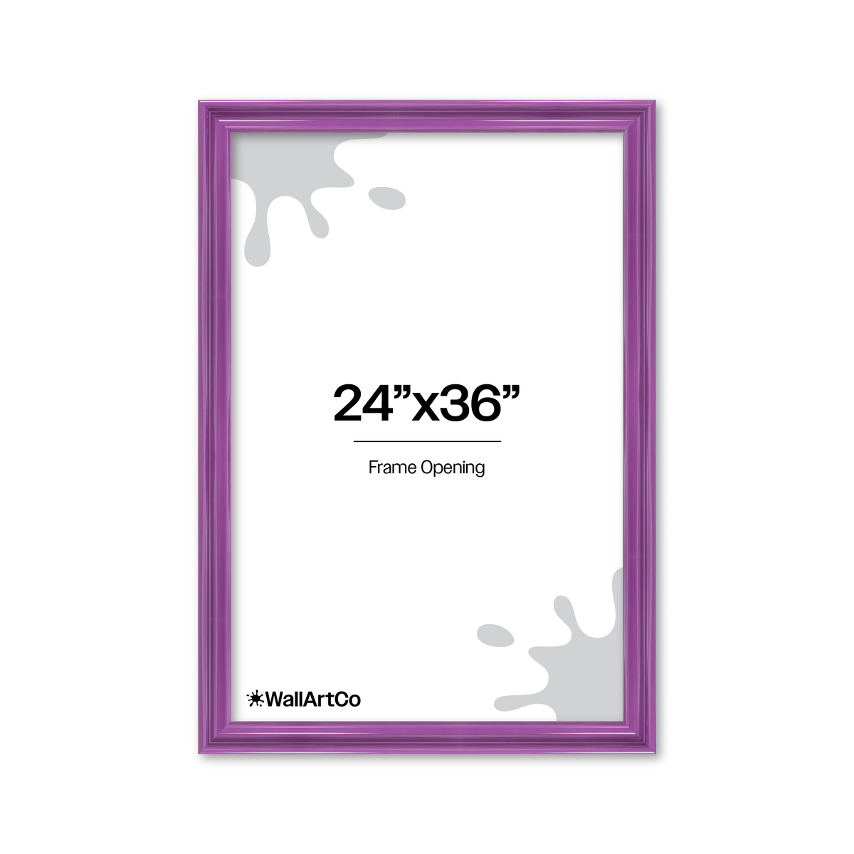 front of picture frame