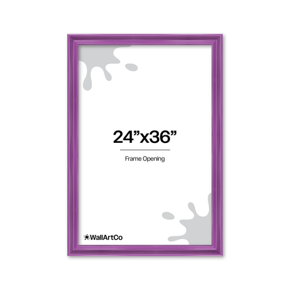 front of picture frame