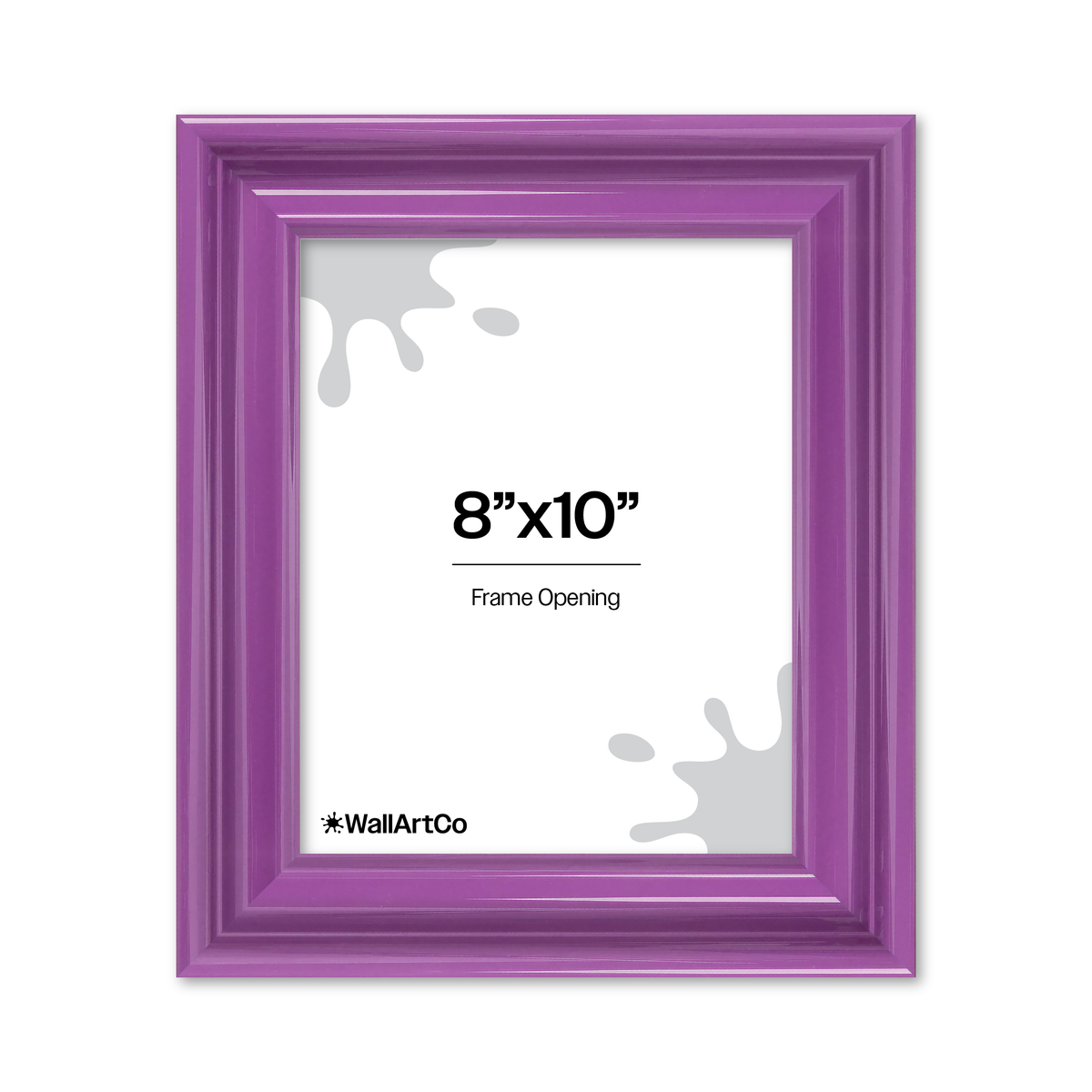 front of picture frame