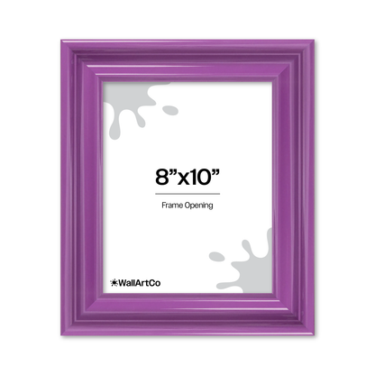 front of picture frame