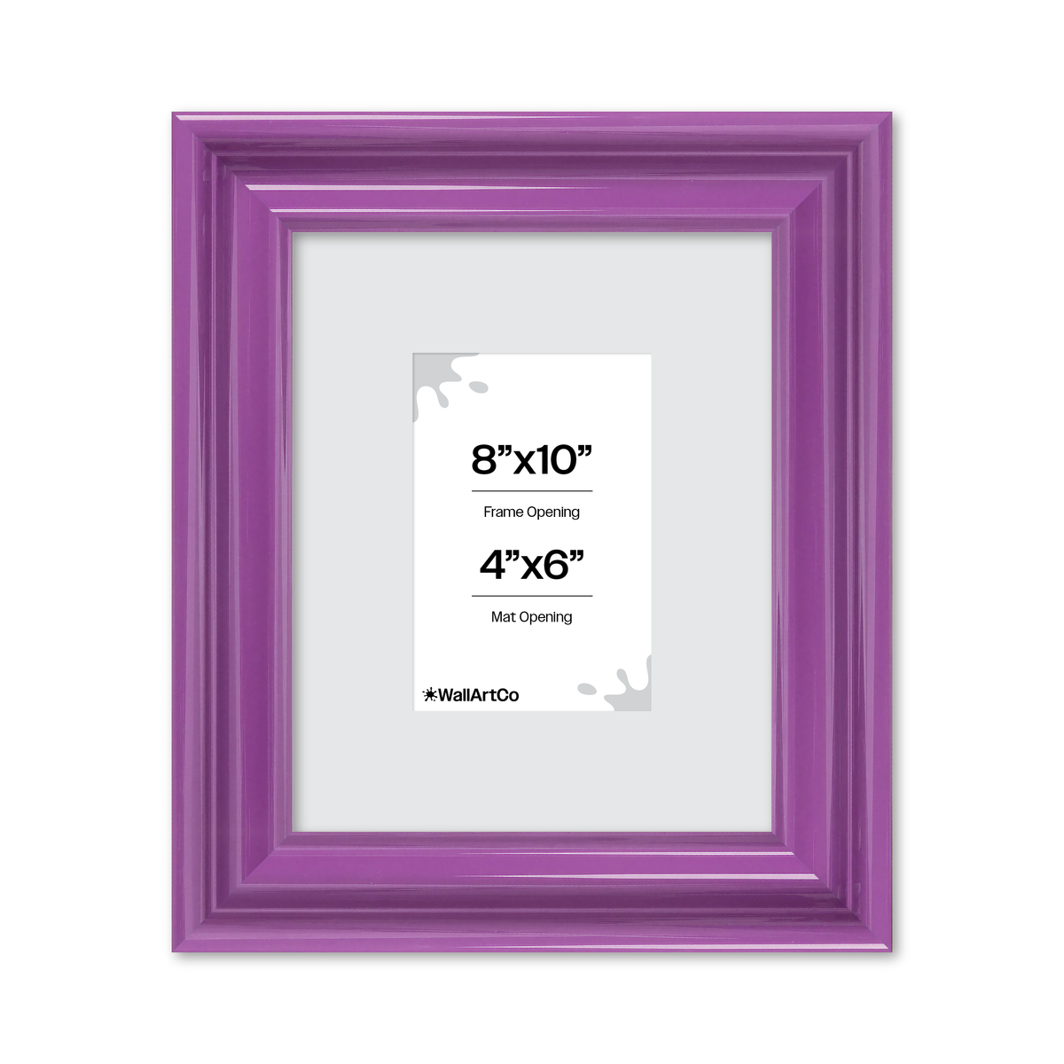 front of picture frame