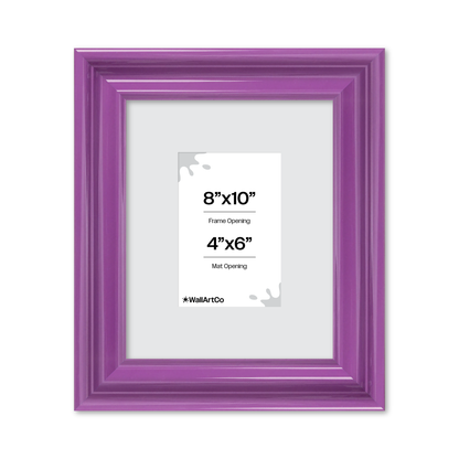 front of picture frame