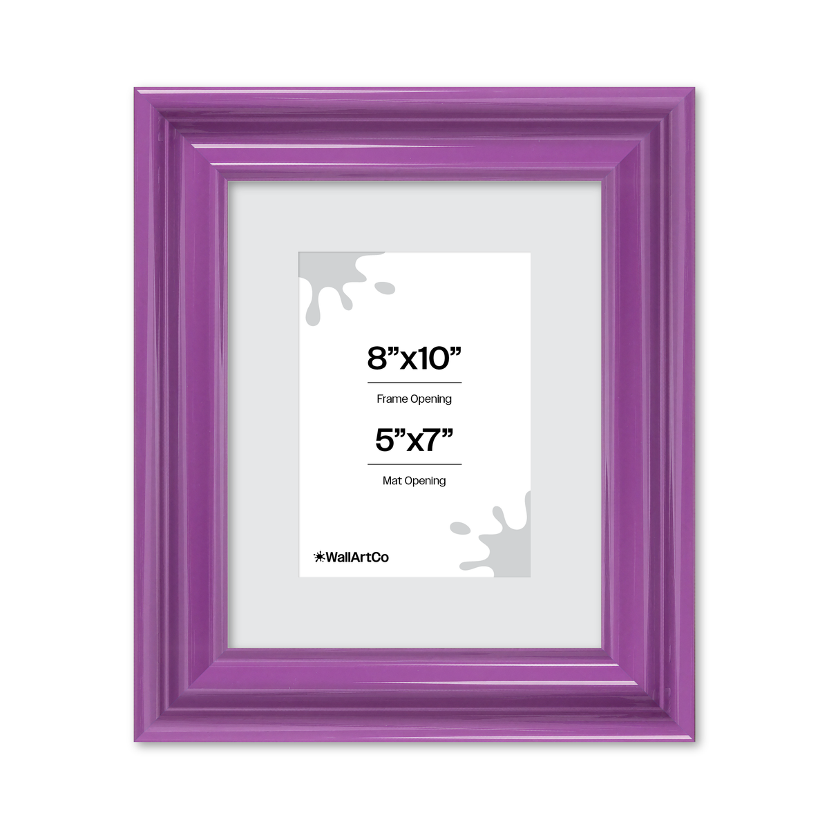 front of picture frame