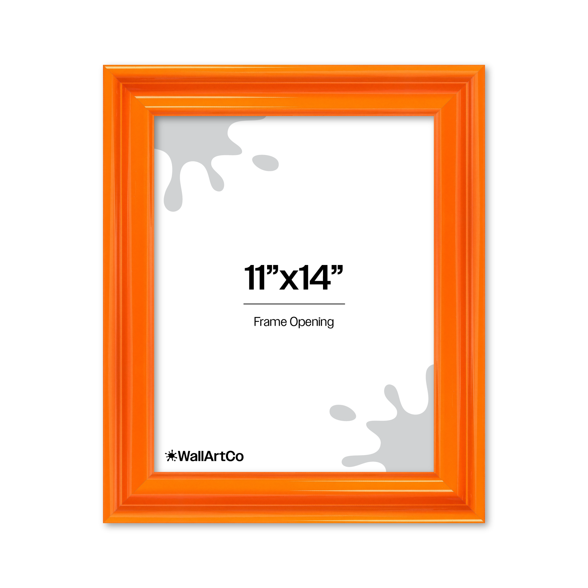 front of picture frame