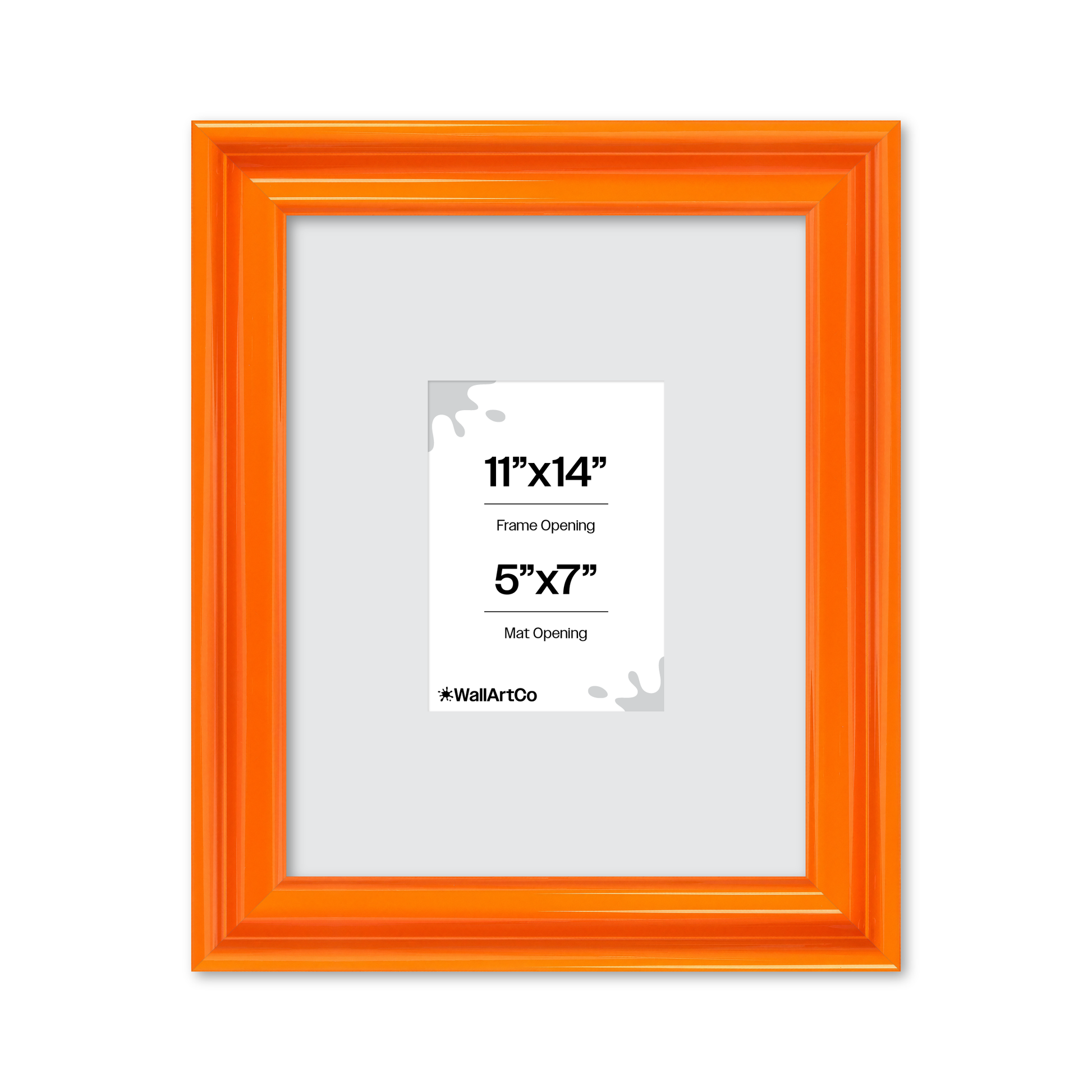 front of picture frame