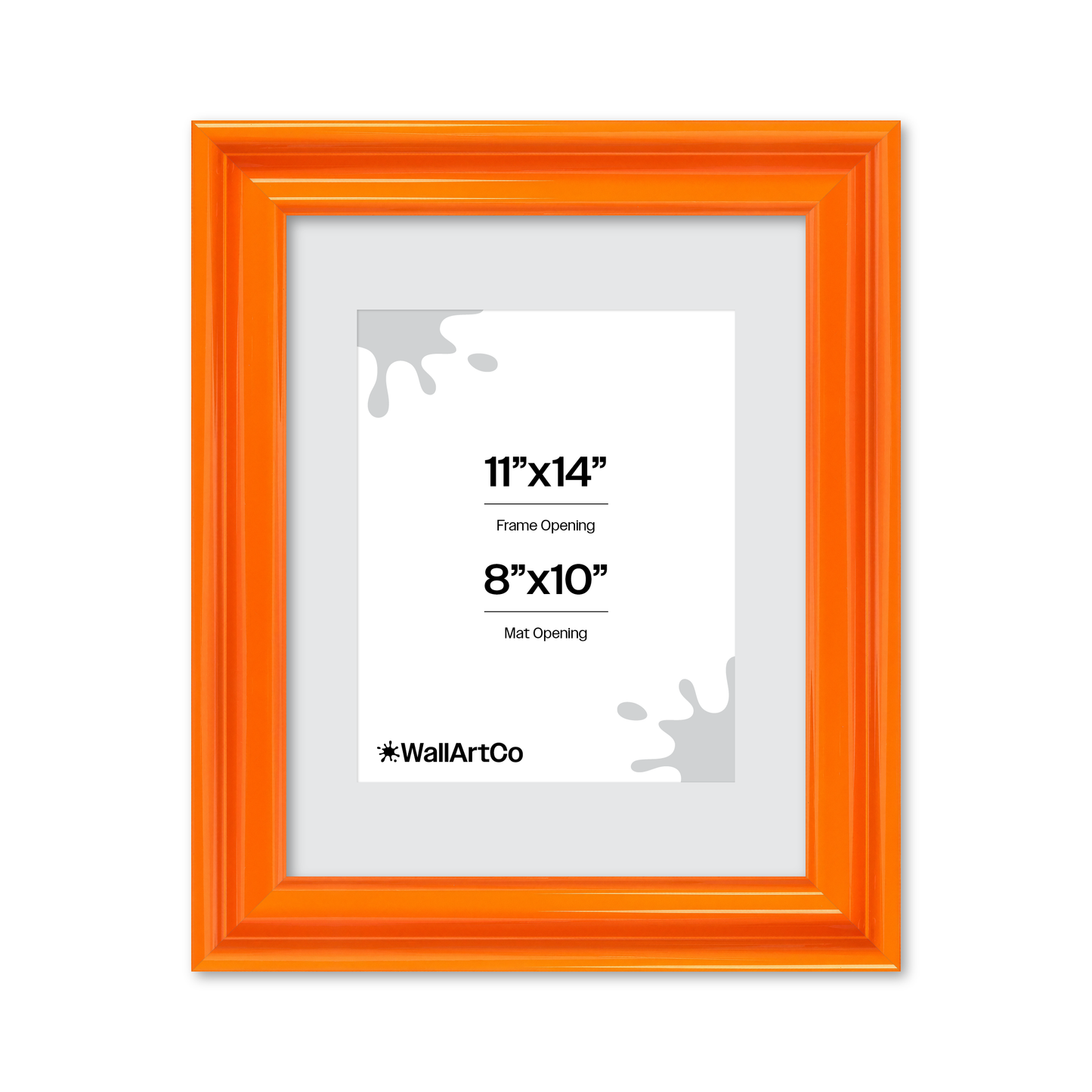 front of picture frame