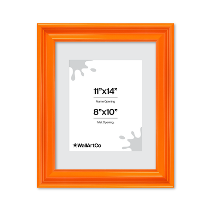front of picture frame