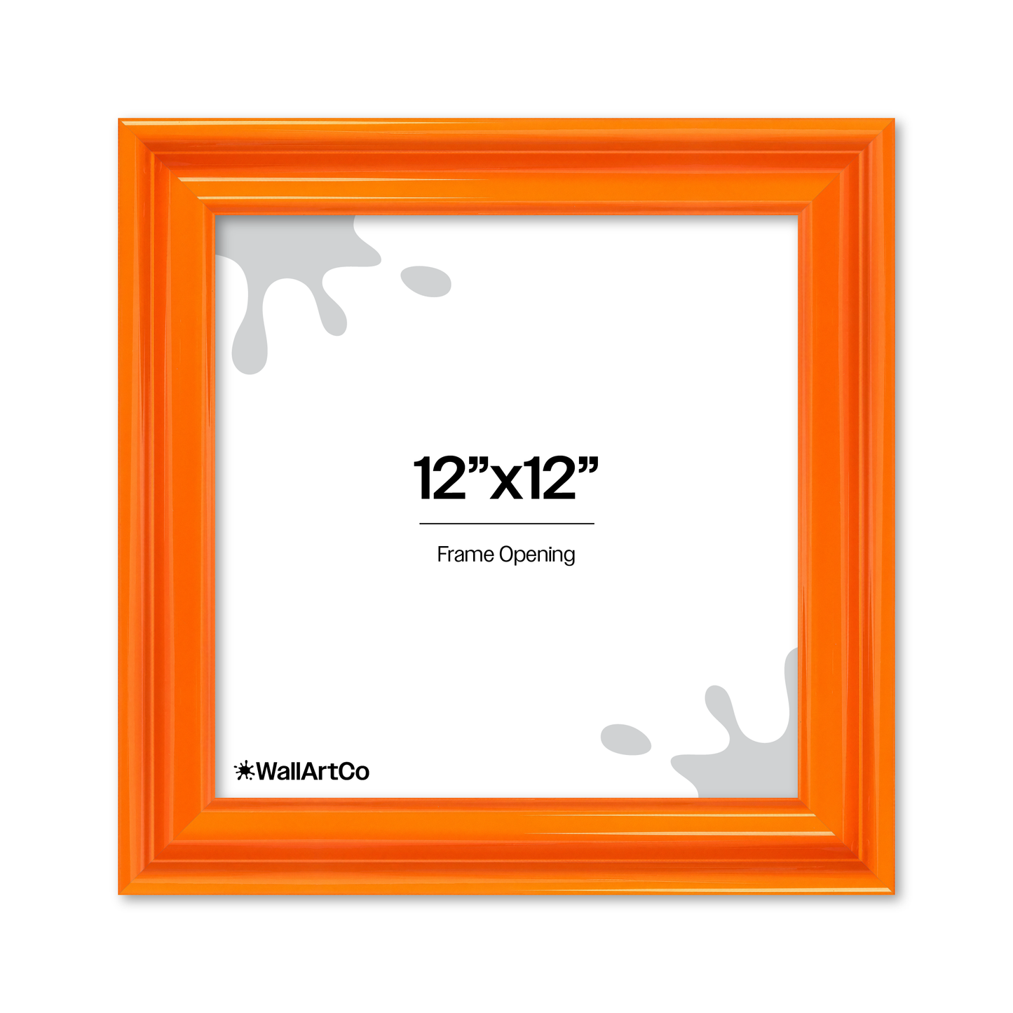 front of picture frame