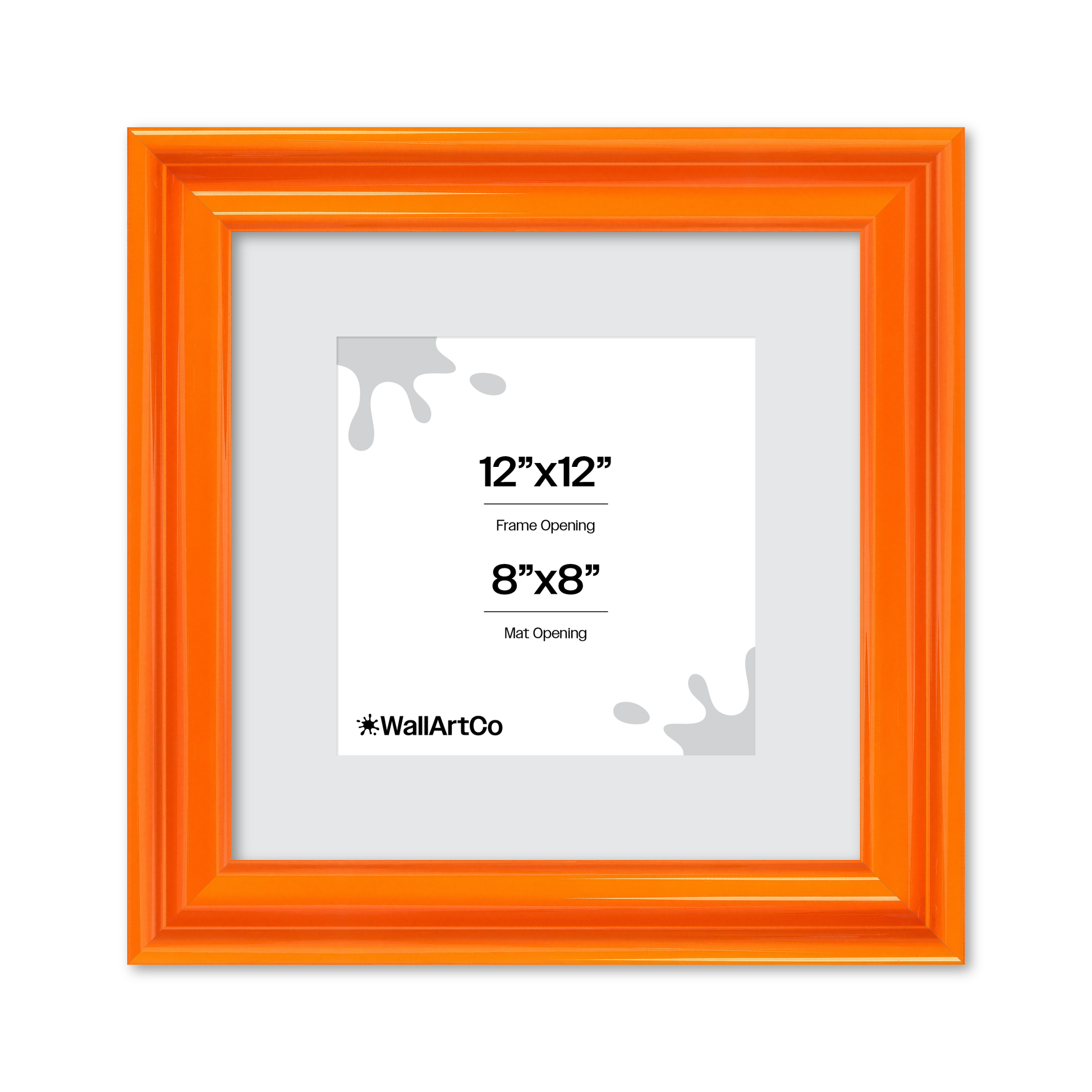 front of picture frame