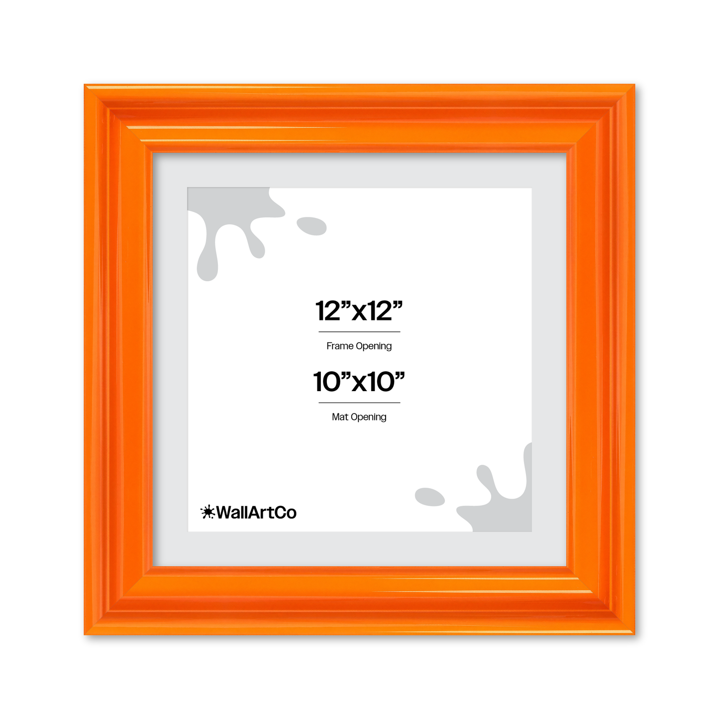 front of picture frame