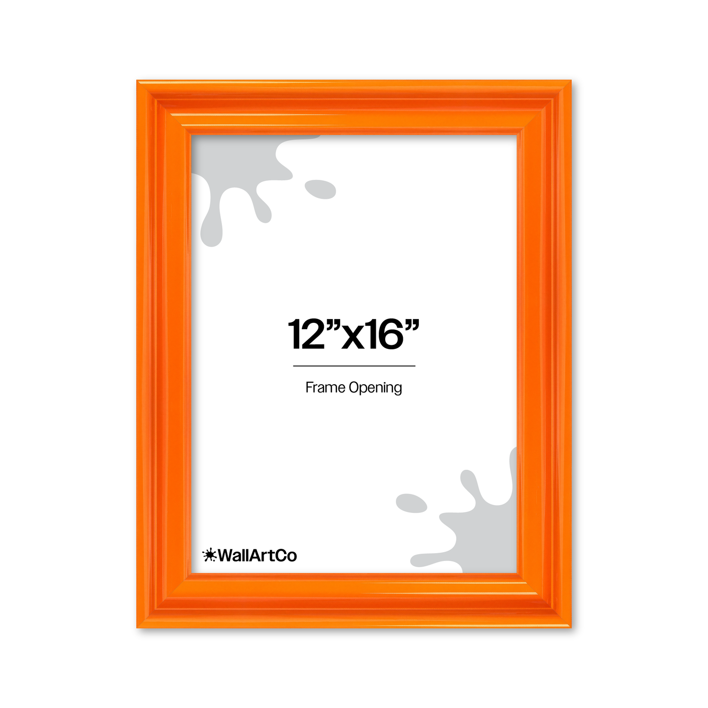 front of picture frame