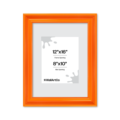 front of picture frame