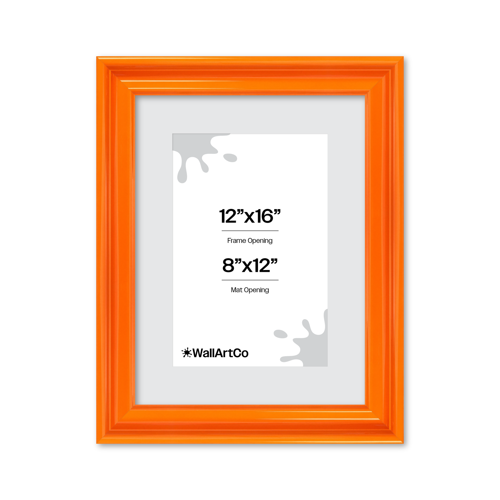 front of picture frame