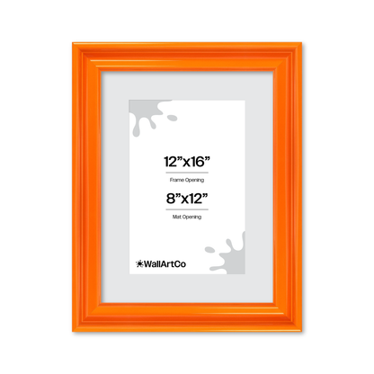 front of picture frame
