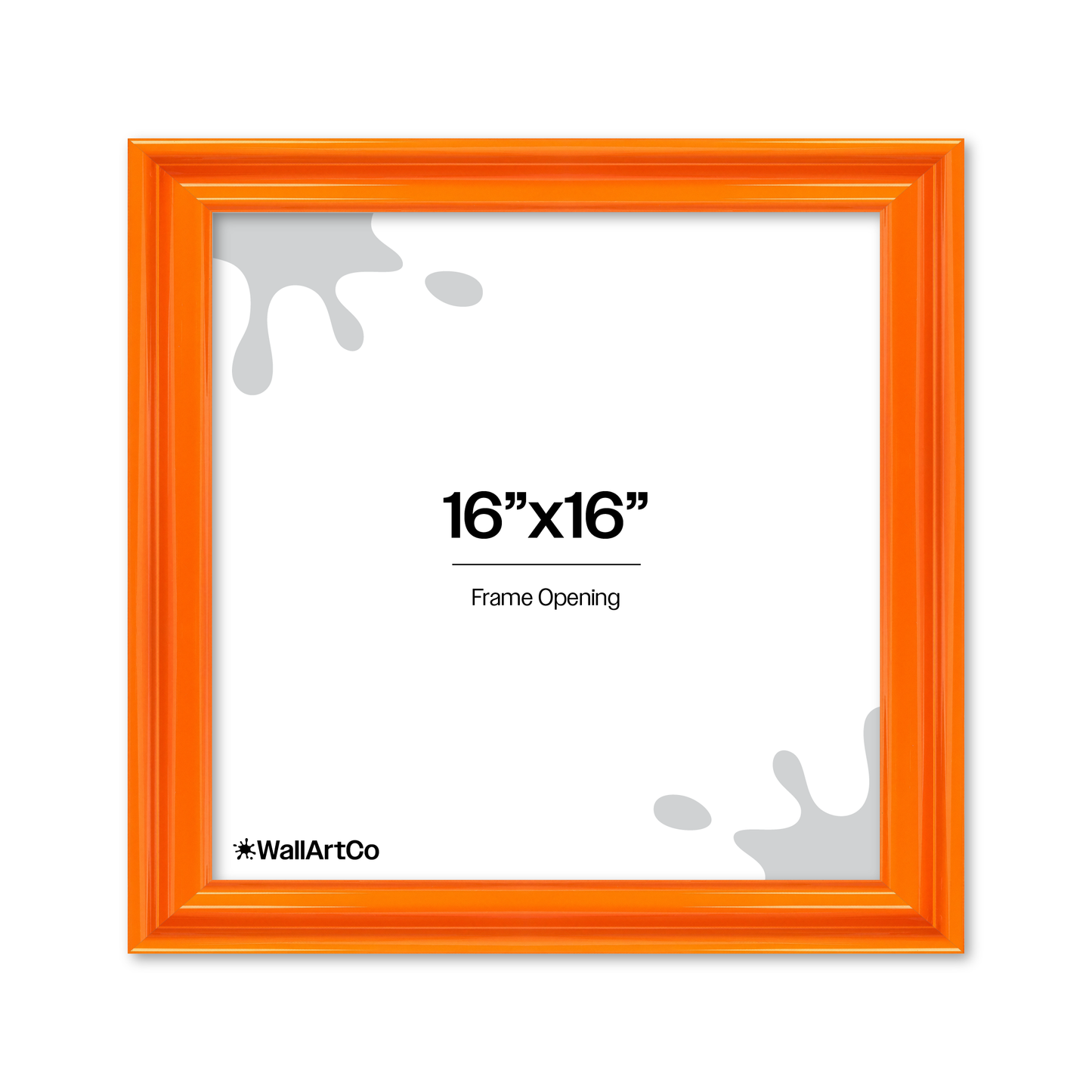 front of picture frame