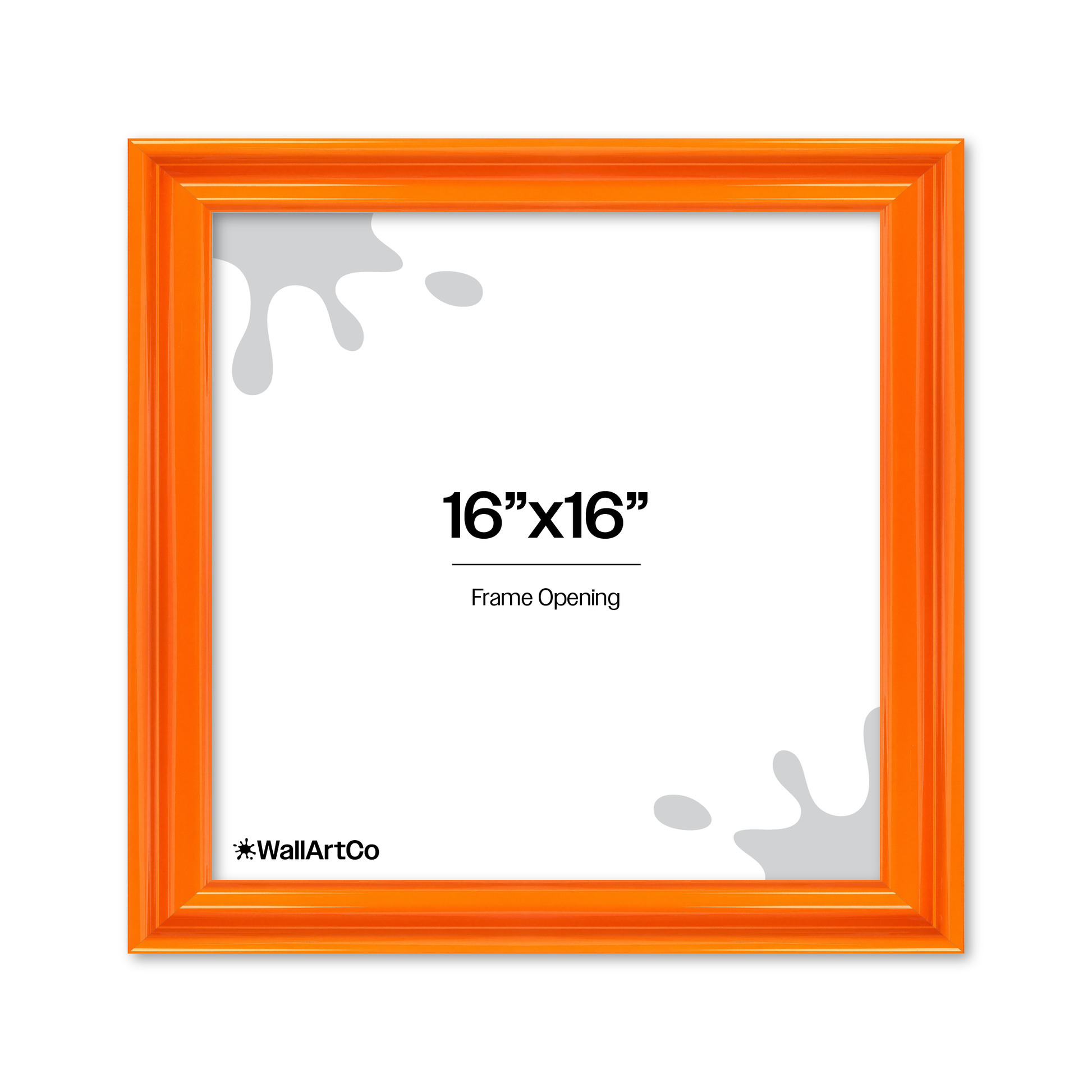 front of picture frame