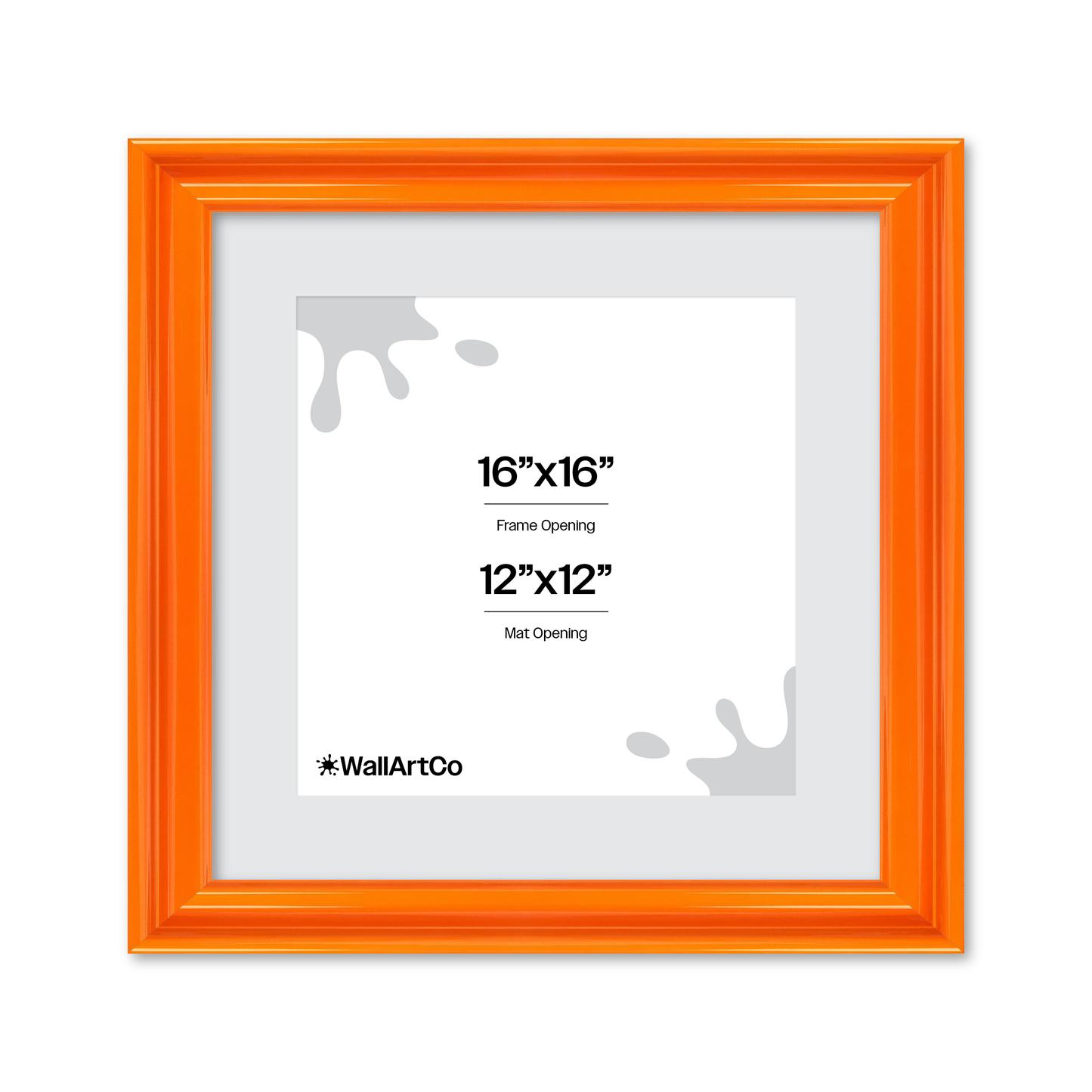 front of picture frame