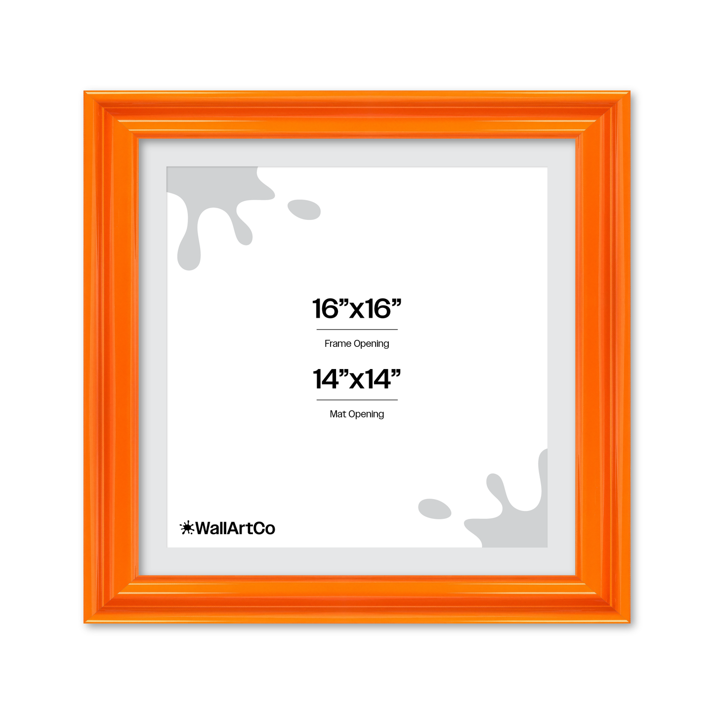 front of picture frame
