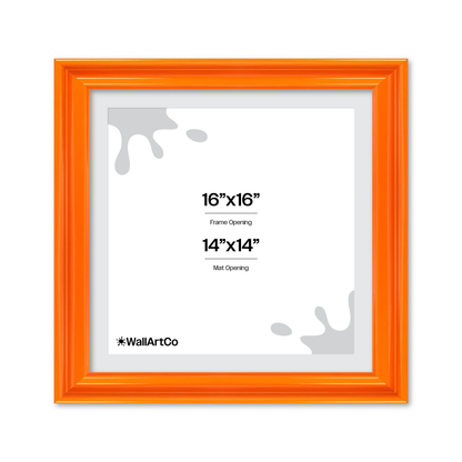front of picture frame