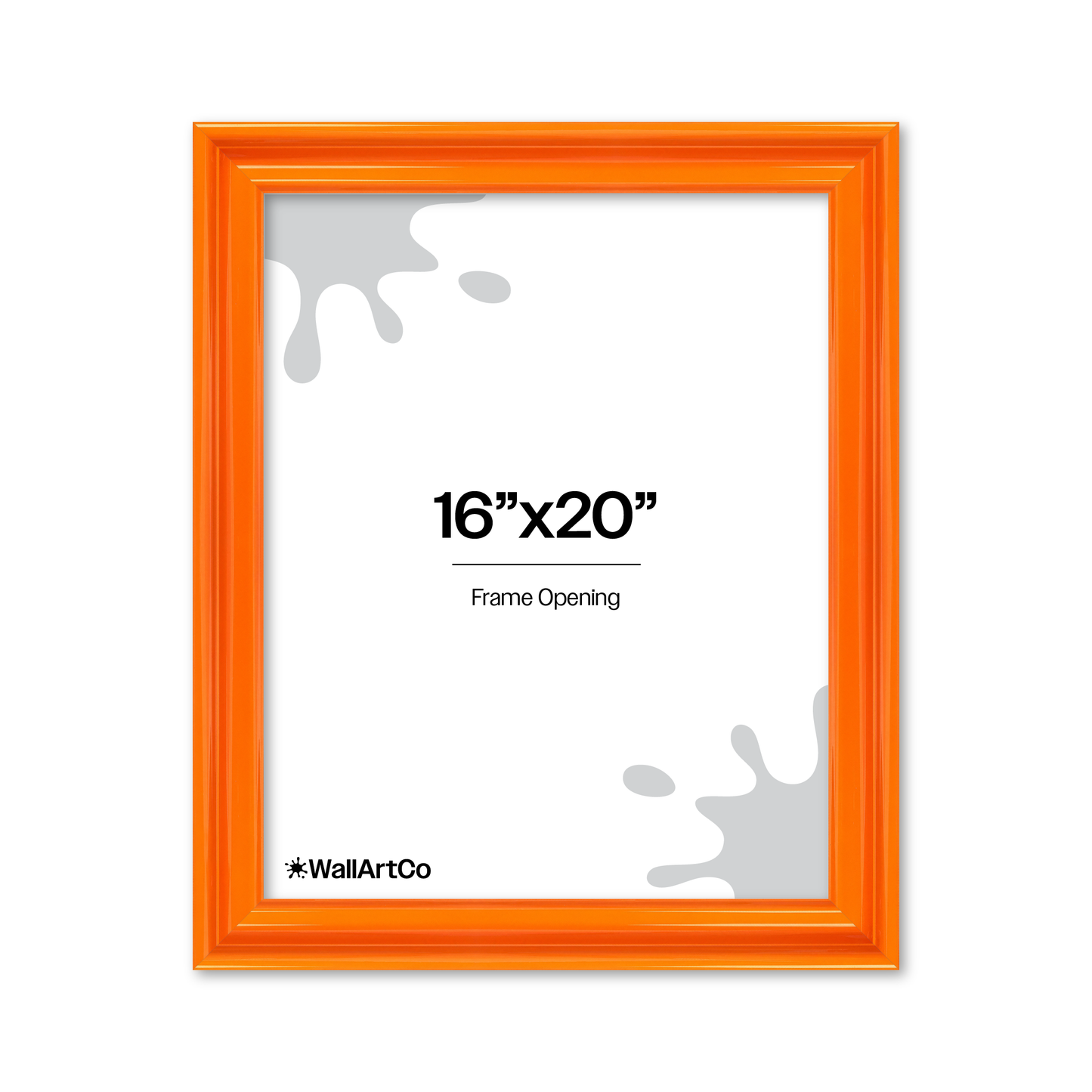 front of picture frame
