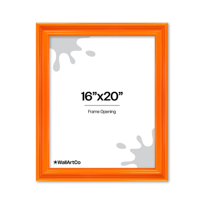 front of picture frame