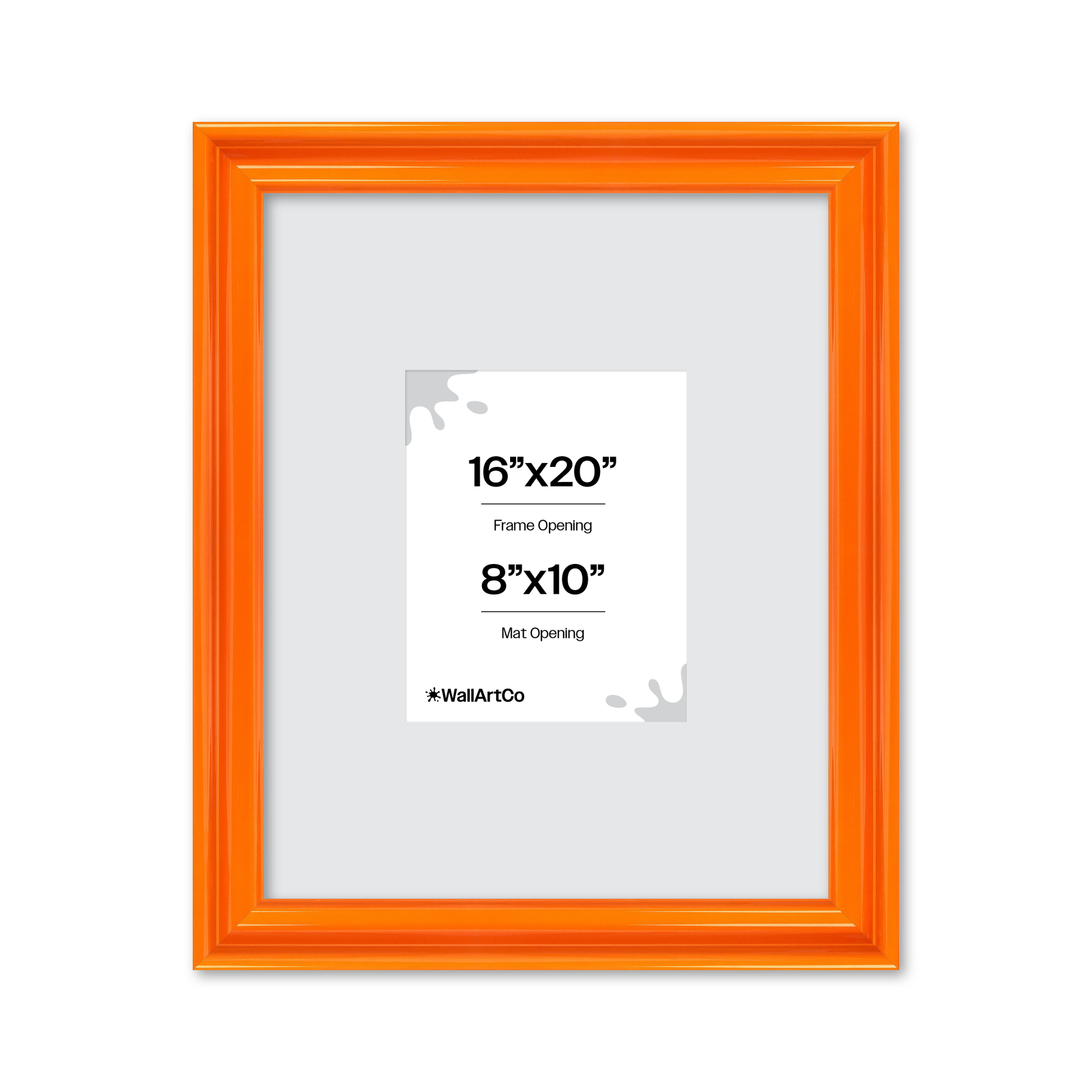 front of picture frame