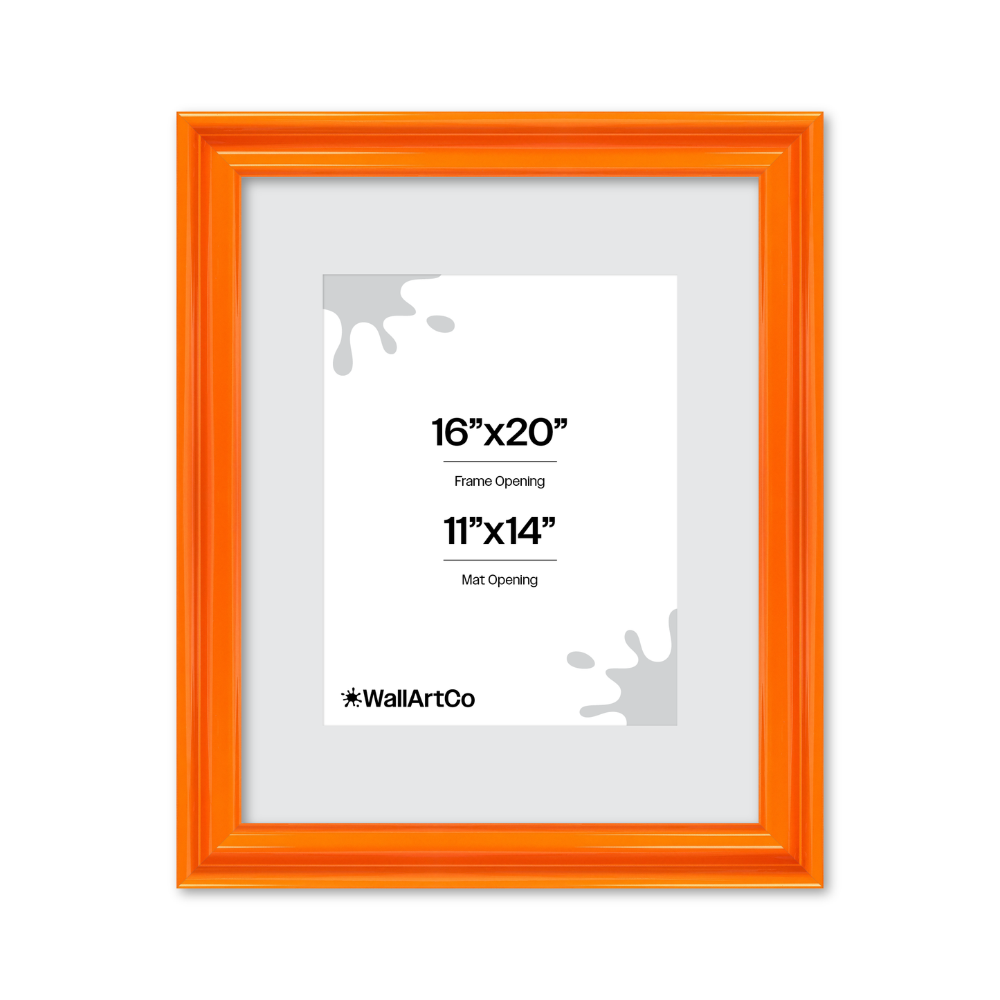 front of picture frame