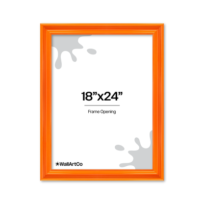 front of picture frame