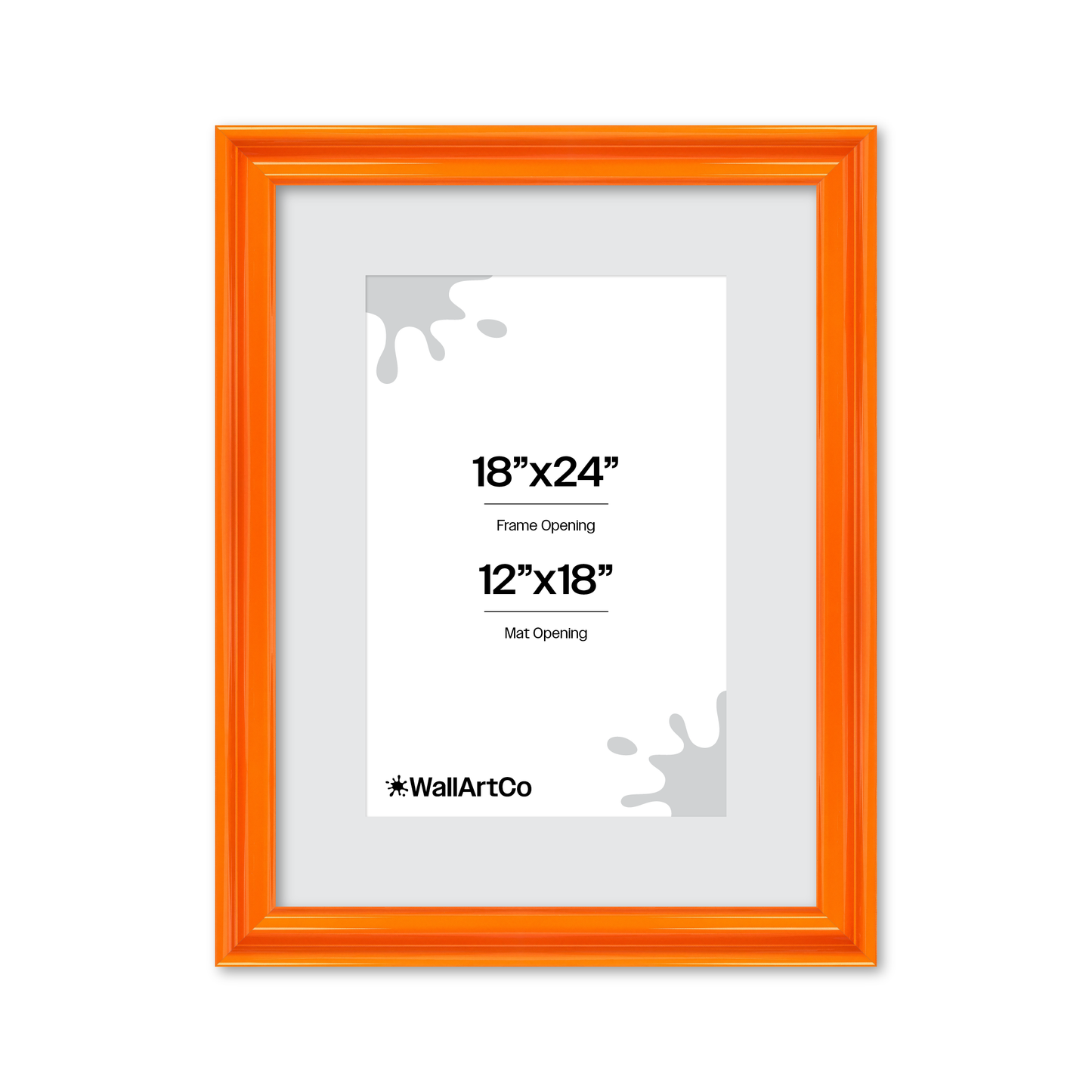 front of picture frame