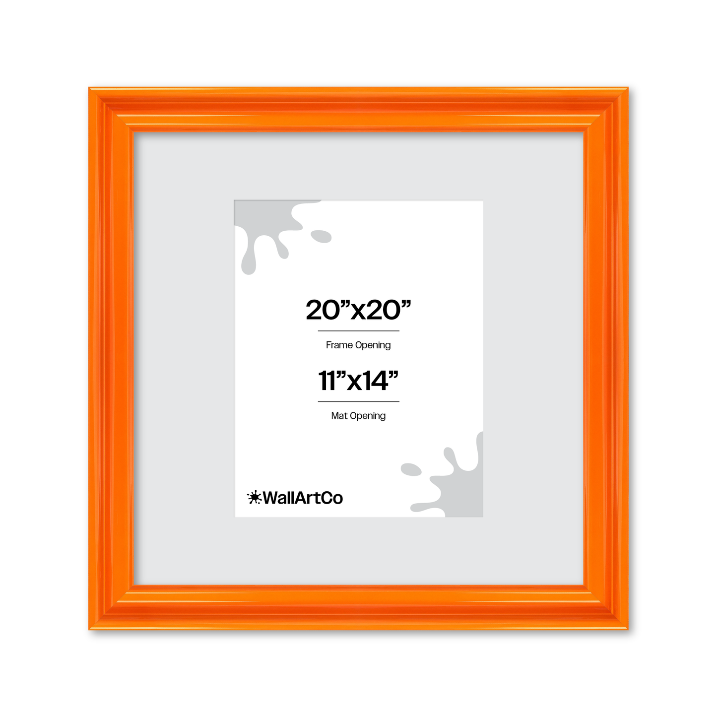 front of picture frame