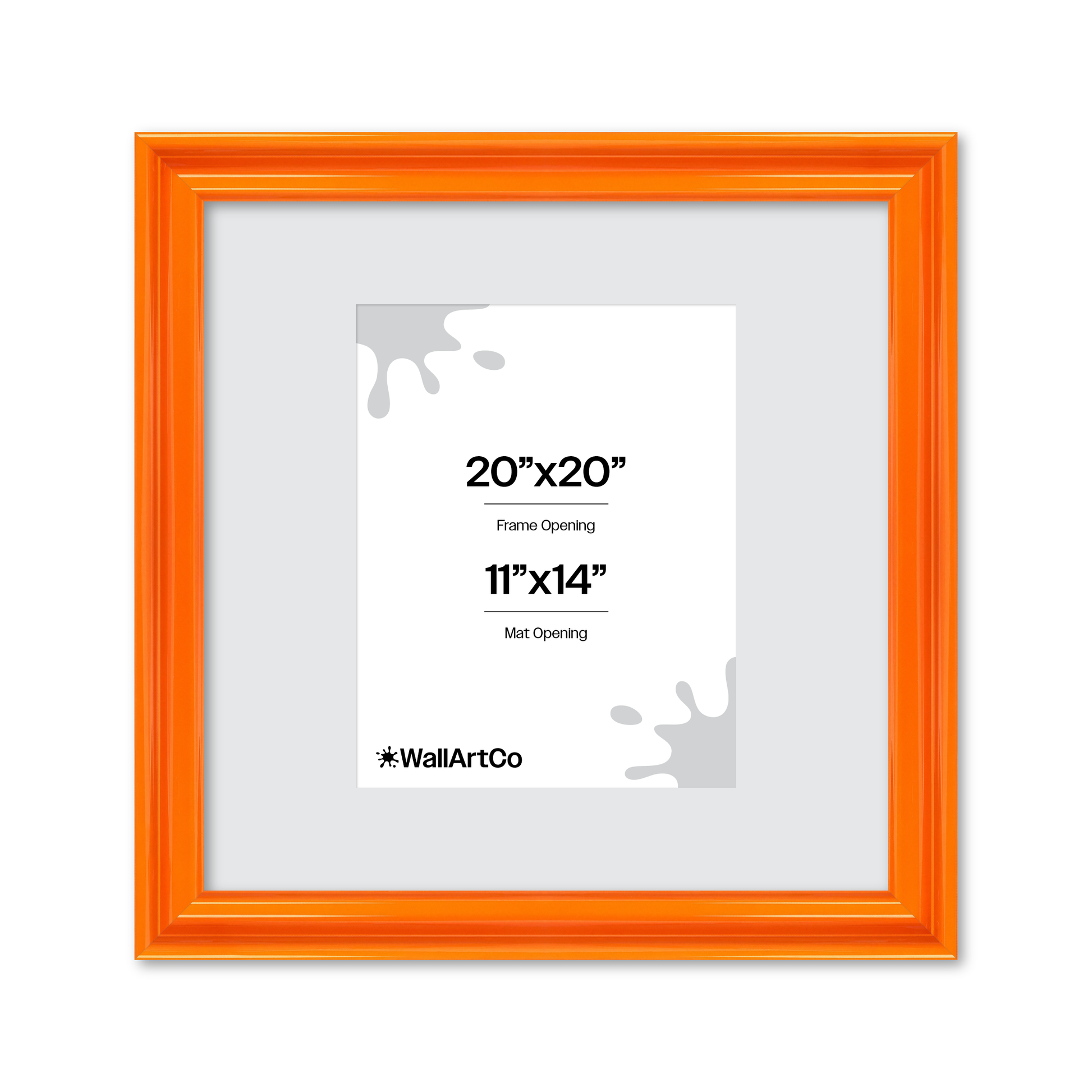 front of picture frame