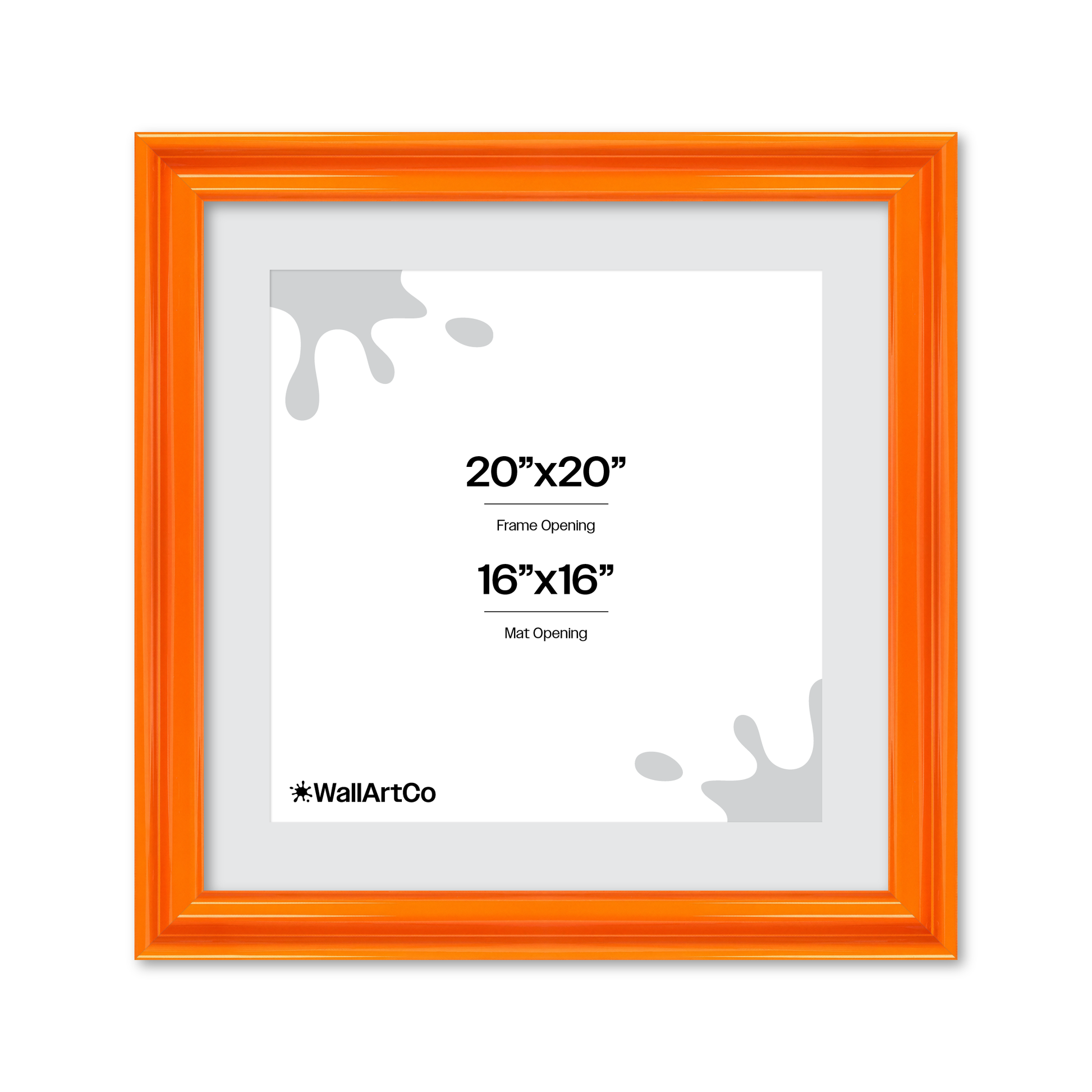 front of picture frame