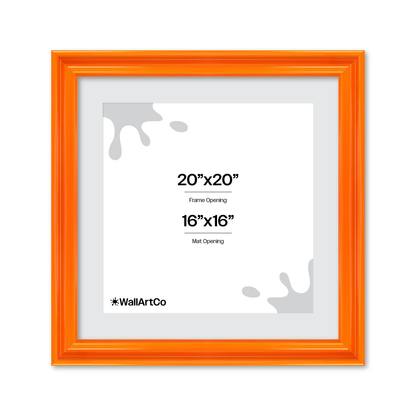 front of picture frame