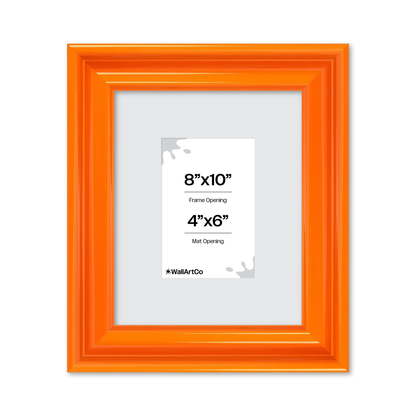 front of picture frame