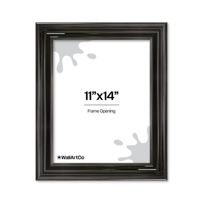 front of picture frame