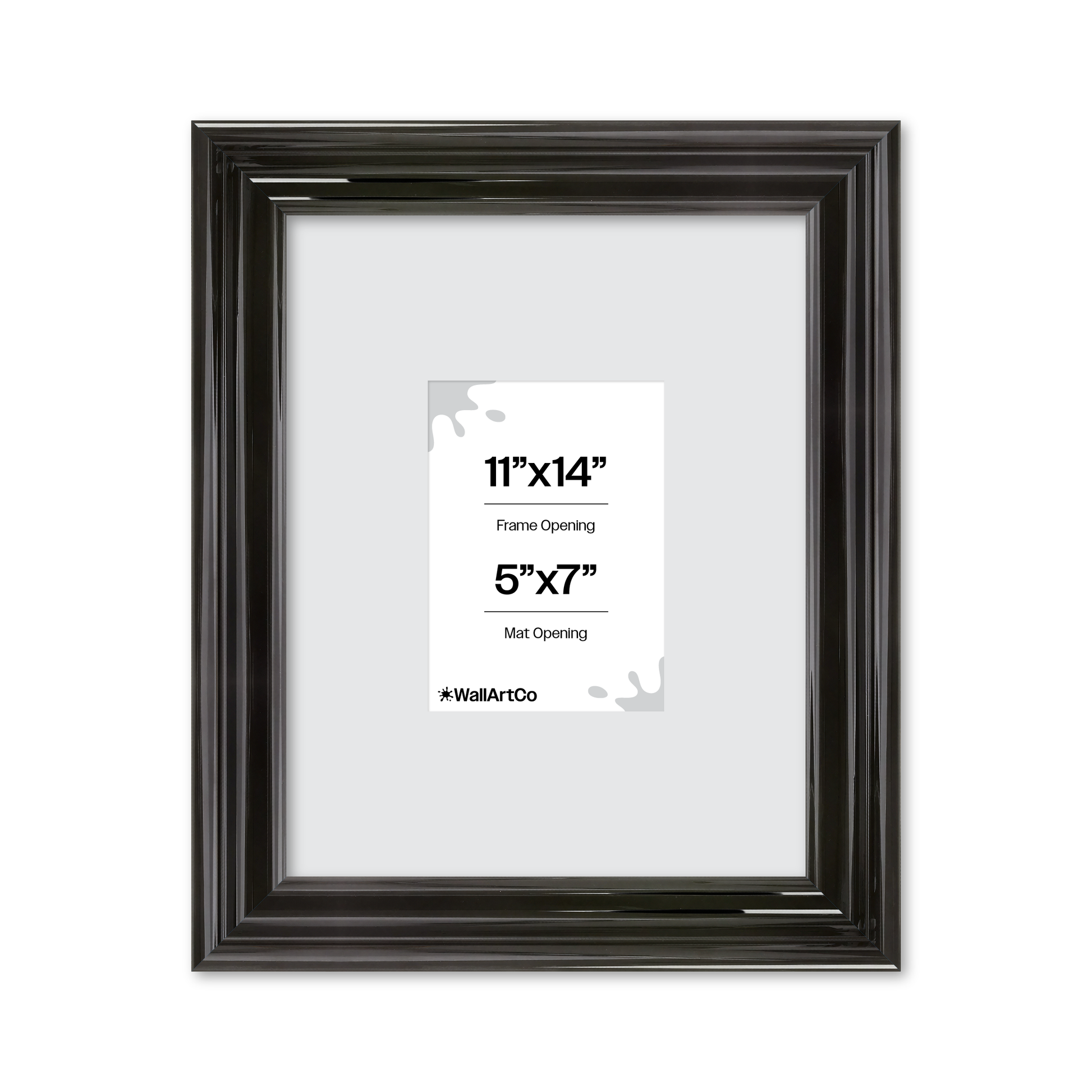 front of picture frame
