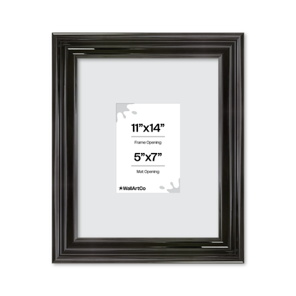 front of picture frame