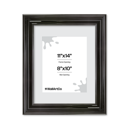 front of picture frame
