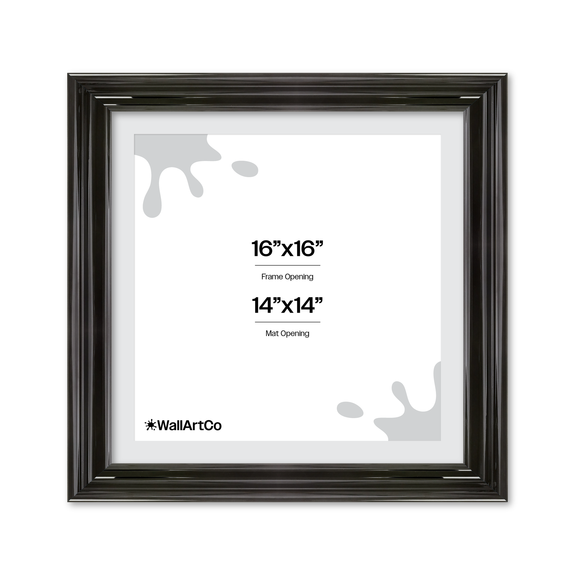 front of picture frame