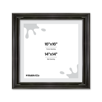 front of picture frame